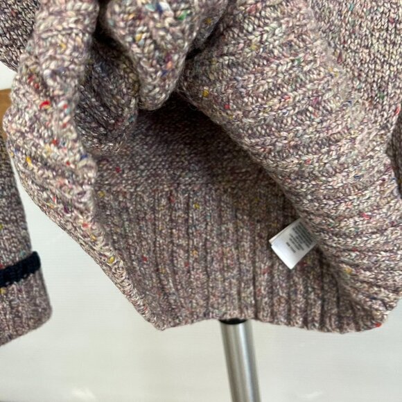 Rachel Zoe Wool Silk Blend Multicolor High Neck Knit Sweater Sz S - Picture 4 of 15